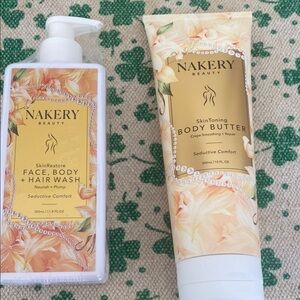 Nakery Beauty Face, Body & Hair Wash and Body Butter Set